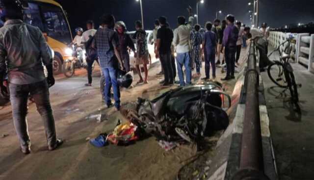 ତ୍ରିଶୁଳିଆ ପୋଲ ଉପରେ ମର୍ମନ୍ତୁଦ ଦୁର୍ଘଟଣା, ୨ଜଣଙ୍କ ଜୀବନ ଗଲା