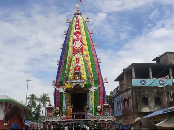 ଯାଜପୁରରେ ଗଡ଼ିଲା ଅଧିଷ୍ଠାତ୍ରୀ ଦେବୀ ବିରଜାଙ୍କ ରଥ