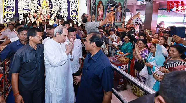 ରାଜଧାନୀର ୩ଟି ପୂଜା ମଣ୍ଡପ ବୁଲିଲେ ନବୀନ ପଟ୍ଟନାୟକ