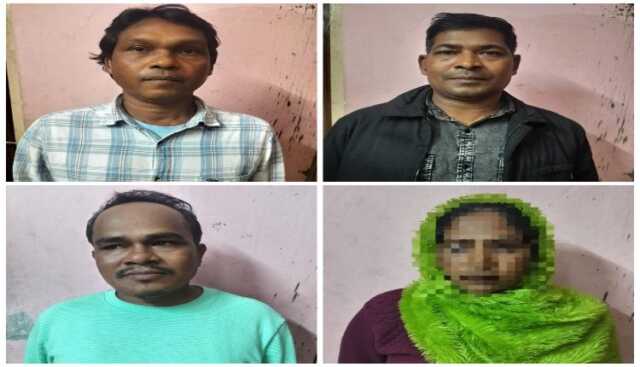 ବେଆଇନ ଗଞ୍ଜେଇ ଚାଲାଣ: କାର ଜବତ, ୪ ଗିରଫ