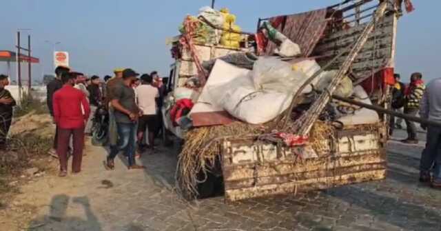 ଗାଜିପୁରରେ ଭୟଙ୍କର ଦୁର୍ଘଟଣା, ମହାକୁମ୍ଭରୁ ବୁଡ଼ ପକାଇ ଫେରୁଥିବା ବେଳେ ପିଟିଦେଲା ଟ୍ରକ୍, ୬ ମୃତ