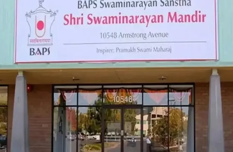 ଆମେରିକାରେ ହିନ୍ଦୁ ମନ୍ଦିରରେ ଭଙ୍ଗାରୁଜା କଲେ ଅଜଣା ବ୍ୟକ୍ତି