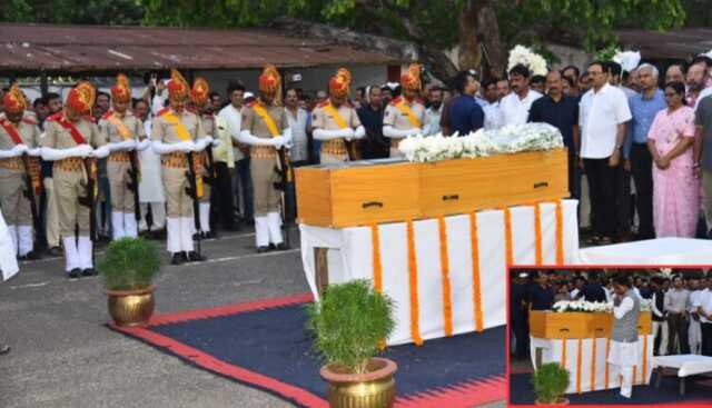 ଭୁବନେଶ୍ଵରରେ ଦେବେନ୍ଦ୍ର ପ୍ରଧାନଙ୍କ ପାର୍ଥିବ ଶରୀର
