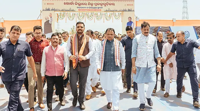 ଖୋର୍ଦ୍ଧାରେ ଶିଳ୍ପ ପ୍ରକଳ୍ପ ଗୁଡିକର ଭିତ୍ତିପ୍ରସ୍ତର ସ୍ଥାପନ କଲେ ମୁଖ୍ୟମନ୍ତ୍ରୀ