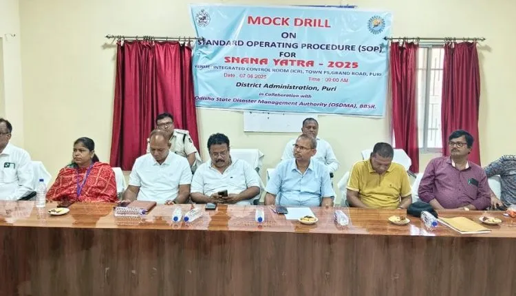ଆଗାମୀ ସ୍ନାନଯାତ୍ରାକୁ ଶୃଙ୍ଖଳିତ କରିବା ପାଇଁ ମକ୍‌ଡ୍ରିଲ୍
