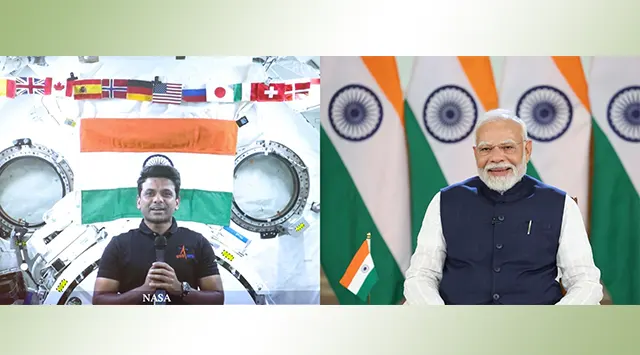 ଶୁଭାଂଶୁ ଶୁକ୍ଲାଙ୍କ ସହ କଥା ହେଲେ ପ୍ରଧାନମନ୍ତ୍ରୀ ମୋଦୀ