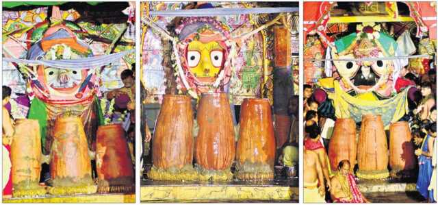 କରୁଣାର ଅମୃତଧାରା ଓ ଅଶରୀରୀଙ୍କ ମୋକ୍ଷର ପର୍ବ ଶ୍ରୀଜଗନ୍ନାଥଙ୍କ ଅଧରପଣା ଅନୁଷ୍ଠିତ