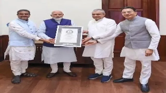 ପ୍ରଧାନମନ୍ତ୍ରୀ ନରେନ୍ଦ୍ର ମୋଦିଙ୍କୁ ଭେଟିଲେ ଧର୍ମେନ୍ଦ୍ର ପ୍ରଧାନ