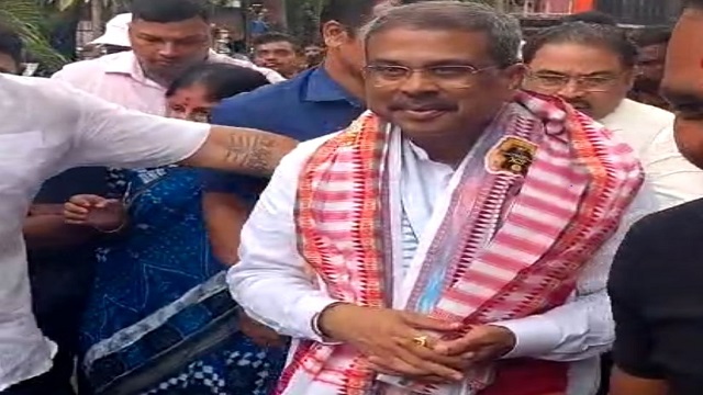 ତ୍ରିରଙ୍ଗା ପଦଯାତ୍ରାରେ ସାମିଲ ହେଲେ କେନ୍ଦ୍ର ମନ୍ତ୍ରୀ ଧମେନ୍ଦ୍ର ପ୍ରଧାନ