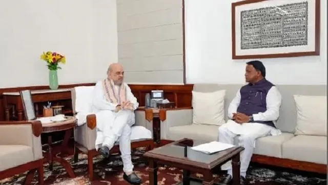 କେନ୍ଦ୍ର ଗୃହମନ୍ତ୍ରୀଙ୍କୁ ଭେଟିଲେ ମୁଖ୍ୟମନ୍ତ୍ରୀ ମୋହନ ମାଝୀ