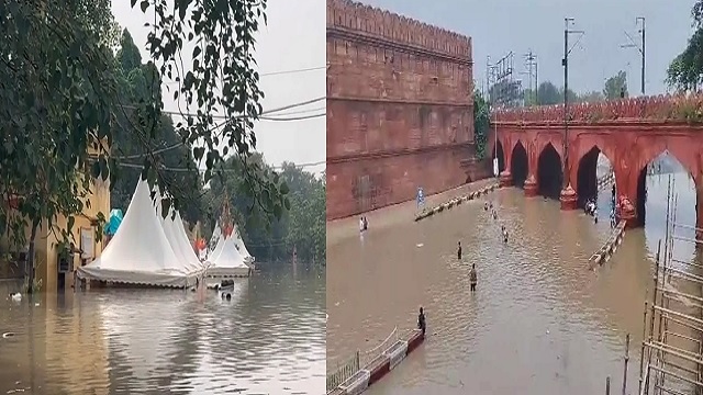 ଦିଲ୍ଲୀରେ ଯମୁନାର କରାଳ ରୂପ, ସଚିବାଳୟ ଠାରୁ ରିଲିଫ କ୍ୟାମ୍ପ ଯାଏଁ ପହଞ୍ଚିଲା ପାଣି