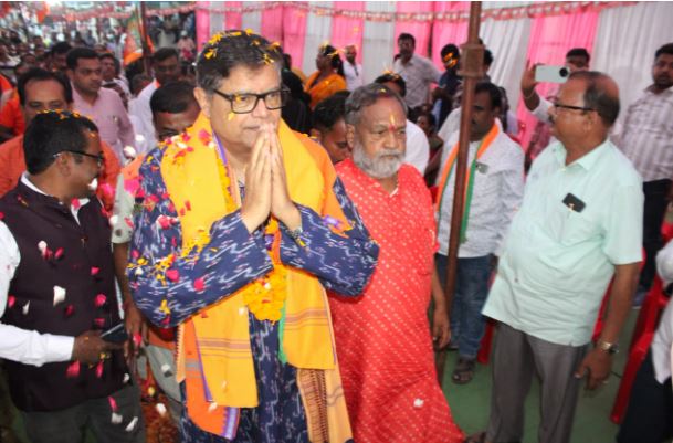 ଜୟ ଢୋଲକିଆଙ୍କ ପାଇଁ ପ୍ରଚାର କଲେ ବୈଜୟନ୍ତ ପଣ୍ଡା