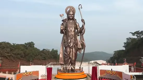 ଶ୍ରୀରାମଙ୍କ ୭୭ ଫୁଟ ଉଚ୍ଚ କାଂସ୍ୟ ପ୍ରତିମୂର୍ତ୍ତି ଅନାବରଣ କଲେ ପ୍ରଧାନମନ୍ତ୍ରୀ