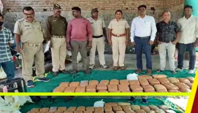 ୪ କୋଟିର ଗଞ୍ଜେଇ ଜବତ, ୬ ଗିରଫ