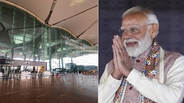 ଉତ୍ତରପ୍ରଦେଶରେ ଜେୱାର ବିମାନବନ୍ଦରର ଉଦଘାଟନ କଲେ ପ୍ରଧାନମନ୍ତ୍ରୀ ମୋଦି
