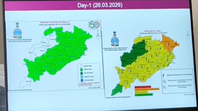ଭୁବନେଶ୍ୱର-କଟକରେ ପ୍ରବଳ ଝଡ଼ବର୍ଷା, ସହ କୁଆପଥର ବୃଷ୍ଟି