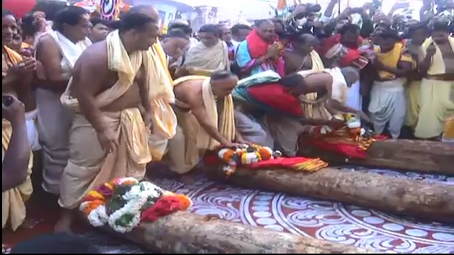 ଅକ୍ଷୟ ତୃତୀୟରେ ମହାପ୍ରଭୁଙ୍କ ରଥ ନିର୍ମାଣ କାର୍ଯ୍ୟ ହେଲା ଅନୁକୂଳ