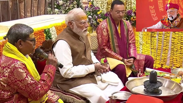 ସୋମନାଥ ମନ୍ଦିରର ଅମୃତ ମହୋତ୍ସବରେ ଧ୍ବଜାରୋହଣ କଲେ ପ୍ରଧାନମନ୍ତ୍ରୀ