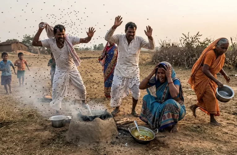 ମହୁମାଛି, ଆକ୍ରମଣରେ ମହିଳା ମୃତ, ୨୦ରୁ ଊର୍ଦ୍ଧ୍ବ ଆହତ