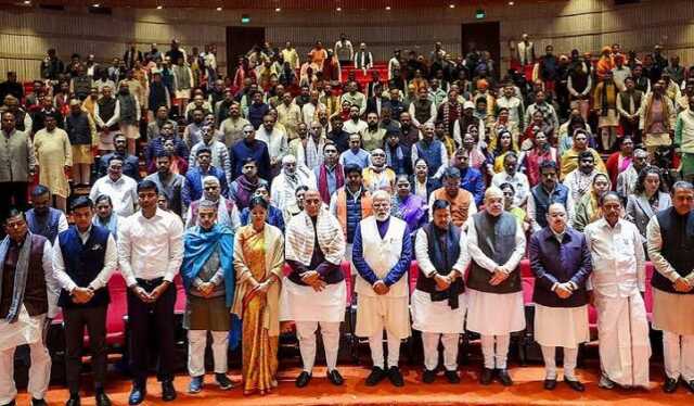 ‘ମଙ୍ଗଳ ମିଳନ’ ନାମରେ ନାମିତ ହେଲା NDA ସଂସଦୀୟ ଦଳ ବୈଠକର ନାମ